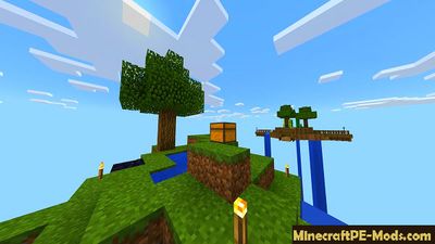 Adventure in Sky Minecraft PE Map