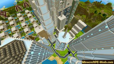 GigaPolis Minecraft PE Map