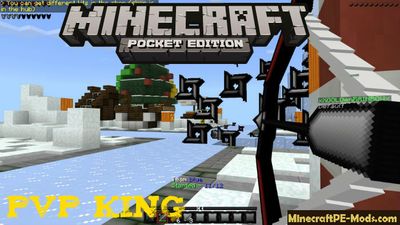 PvP King 128x Minecraft PE Texture Pack 1.2.0, 1.1.5, 1.1.0
