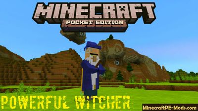 Powerful Witcher Minecraft PE Mod 1.2.3, 1.2.2, 1.2.1, 1.2.0