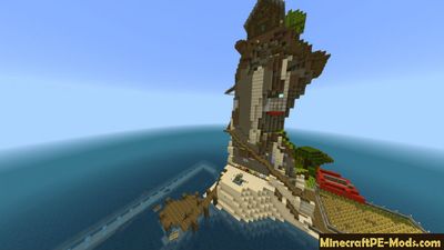 EckoSoldier Island Minecraft PE Bedrock Map