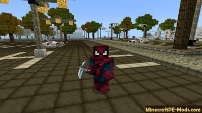Marvel Super Suits Minecraft PE Bedrock Mod 1.2.5, 1.2.3, 1.2.2