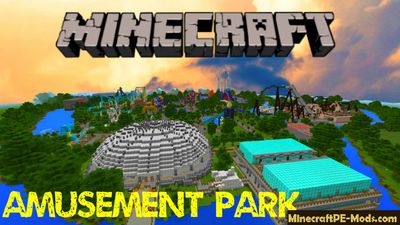 Biggest Amusement Park Minecraft PE Map