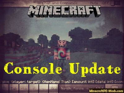Console Update Minecraft PE Addon