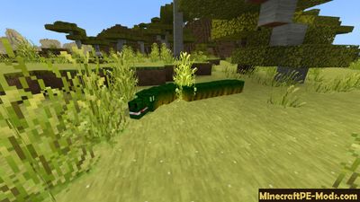 Giant Python Minecraft PE Mod / Addon 1.2, 1.1.7, 1.1.5