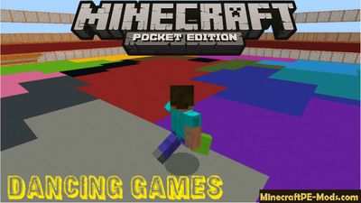 Dancing Games Minecraft PE Bedrock Edition Map