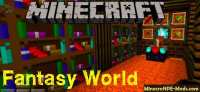 Fantasy World Minecraft PE Bedrock Texture Pack 1.2.5, 1.2.3, 1.2.0