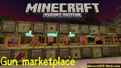 Gun Marketplace Minecraft PE Map