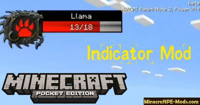 RPG Damage Indicator Minecraft PE Bedrock Mod 1.2, 1.1.5