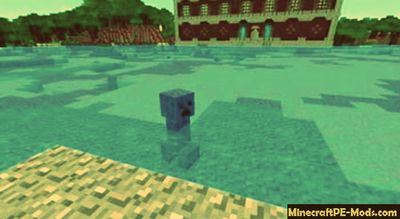 Alpha Creepers Minecraft PE Bedrock Mod 1.2.10, 1.2.9