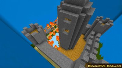 Escape From Fire Minecraft PE Map