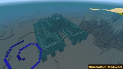 Underwater Ruins - Update Aquatic Minecraft PE Map