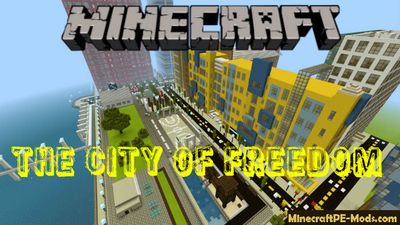 The City of Freedom Minecraft PE Bedrock Map