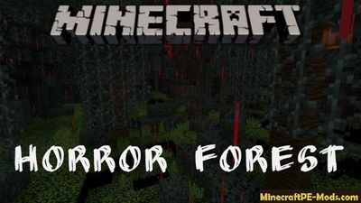 Horror Forest Minecraft PE Texture Pack 1.3.0, 1.2.10