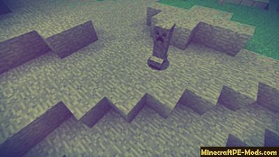 Alpha Creepers Minecraft PE Bedrock Mod 1.2.10, 1.2.9