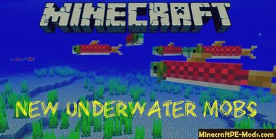 MCPE 1.3.0 Aquatic Update - New Underwater Mobs - Guides 