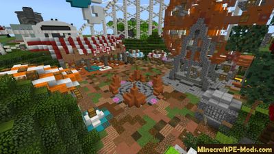 Mini Games World Minecraft Bedrock Map