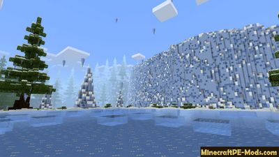 Deadly Icicles Mini-Game Minecraft PE Bedrock Map