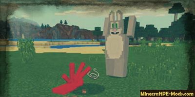 Easter Bunny Minecraft PE Bedrock Mod 1.3.0, 1.2.13, 1.2.11