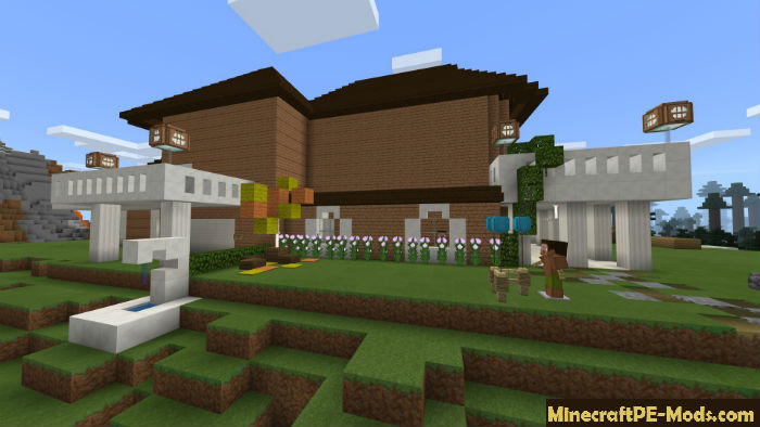 New Redstone House Minecraft PE Map 1 18 2 1 18 12 Download. 