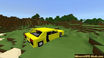 Audi Vehicles Minecraft PE Bedrock Mod 1.6.0, 1.5.0, 1.4.4