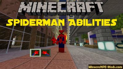 SpiderMan Abilities Minecraft Bedrock Mod 1.5, 1.4.2