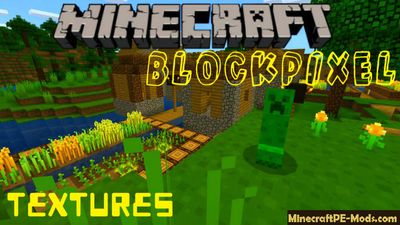 BlockPixel Minecraft PE Texture Pack 1.5.0, 1.3.0, 1.2.16, 1.2.13