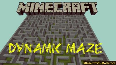 Dynamic Maze Minecraft PE Map