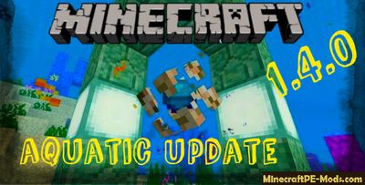 Download Minecraft PE 1.4.0 APK Aquatic Update Full Version