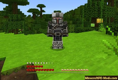 Armor Rebalanced Stats Minecraft PE Addon