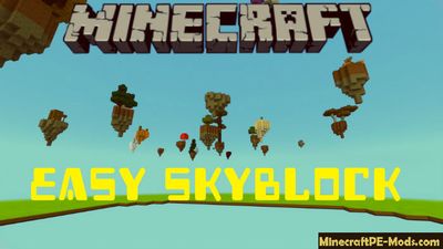 Easy Skyblock Minecraft PE Map