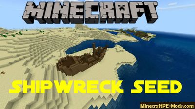 Shipwreck Minecraft PE Seed