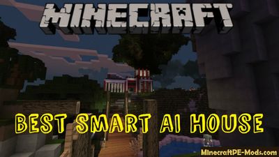 Best Smart AI House Minecraft PE Bedrock Map