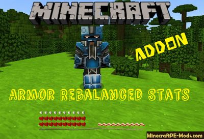 Armor Rebalanced Stats Minecraft PE Addon