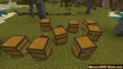 New Lucky Chests Addon For Minecraft PE Bedrock