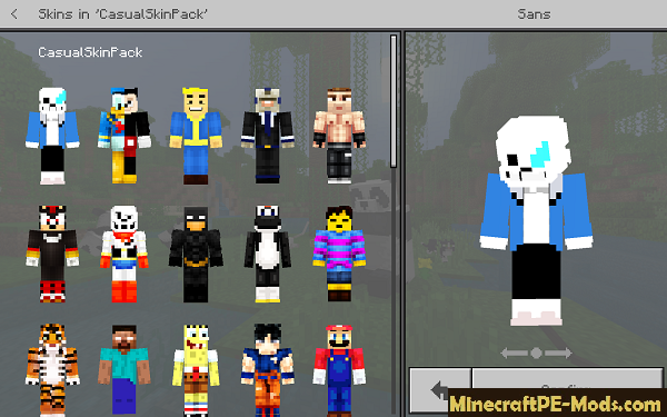 Casual Skin pack for Minecraft – Apps no Google Play