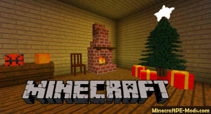 Christmas Decorations Minecraft PE Mod 1.11, 1.10.1 iOS/Android Download
