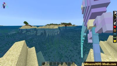 Wind Light Scythe Minecraft PE Mod iOS/Android 1.7.0.13, 1.6.1