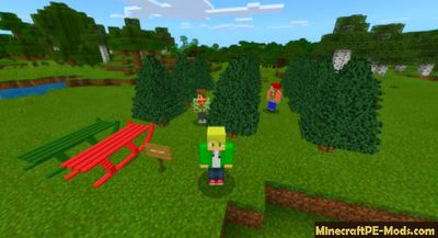 Christmas Decorations Minecraft PE Mod 1.9, 1.8, 1.7 iOS/Android