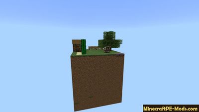 Hard Skyblock 2 Minecraft PE Map Bedrock