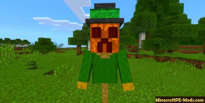 Decorative Scarecrows Minecraft PE Addon