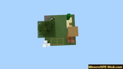 Hard Skyblock 2 Minecraft PE Map Bedrock
