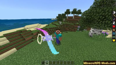 Wind Light Scythe Minecraft PE Mod iOS/Android 1.7.0.13, 1.6.1