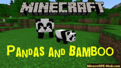 Pandas & Bamboo Minecon 2018 Minecraft PE Bedrock Addon