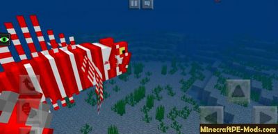 More Oceanic Fish Minecraft PE Mod for iOS, Android 1.10.0.4, 1.9.0.15