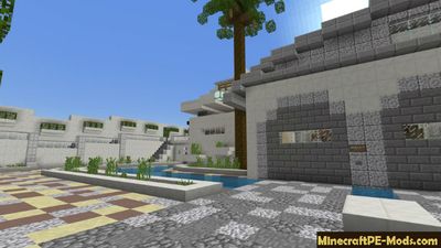 Rich Redstone Mansion Minecraft Bedrock Map