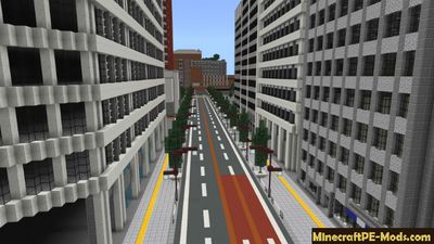 Japanese Gigantic City Minecraft PE Map