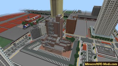Japanese Gigantic City Minecraft PE Map