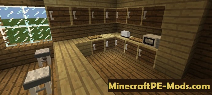 mrcrayfish's furniture addon for minecraft pe 1.6.0, 1.5.3, 1.4.4