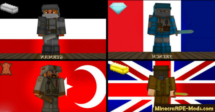 World War I Hd Pvp Texture Pack For Minecraft Pe 1 17 11 1 16 221 Download